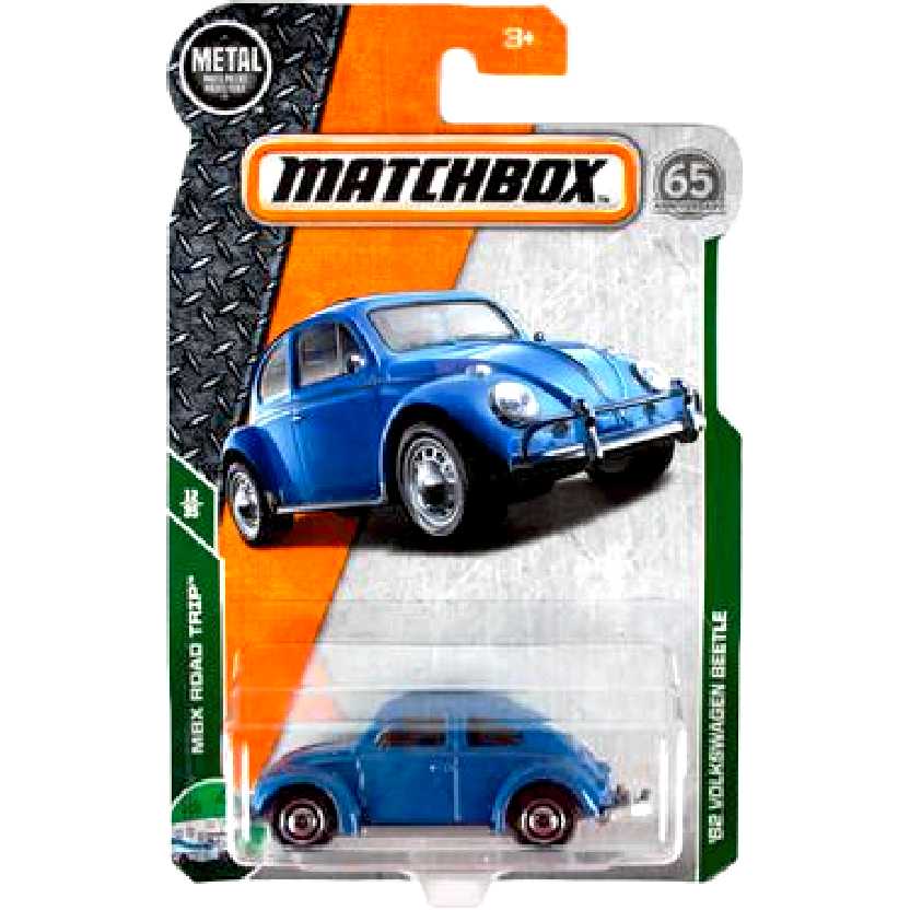 Matchbox 62 Volkswagen Beetle Fusca azul series 12/35 FHH65 escala 1/64