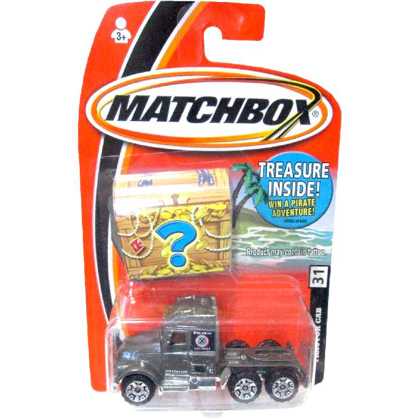 Matchbox caminhão Tractor Cab #31 H1837 escala 1/64