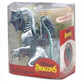 Mcfarlane Dragons series 7 Ice Dragon Clan :: Miniatura de Dragão do gelo 