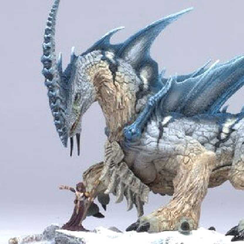 McFarlane Dragons série 6 Dragão do gelo Ice Dragon (aberto)