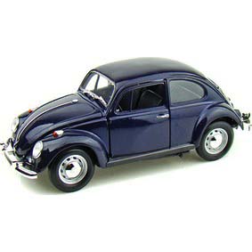 Miniatura 1967 VW Fusca Azul (Beetle) Yatming escala 1/18