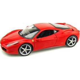 Miniatura da Ferrari 458 Italia (2009) Hot Wheels escala 1/18