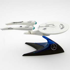 Miniatura da nave U.S.S. Enterprise NCC-1701 Battle Damaged :: Filme Star Trek (2009)