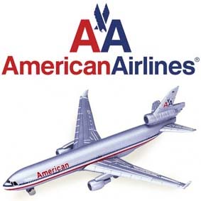 Miniatura de avião American Airlines MD-11 McDonnell Douglas 11 marca Welly