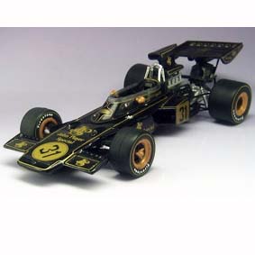 Miniatura de F1 Fórmula 1 Lotus 72D Emerson Fittipaldi
