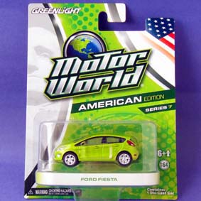 Miniatura do Ford Fiesta 2011 Greenlight Motor World série 7 R7 96070 