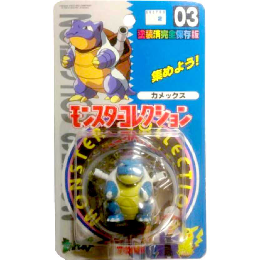 Miniatura do Pokemon Go Monster 03 Blastoise Tomy (MC-012)