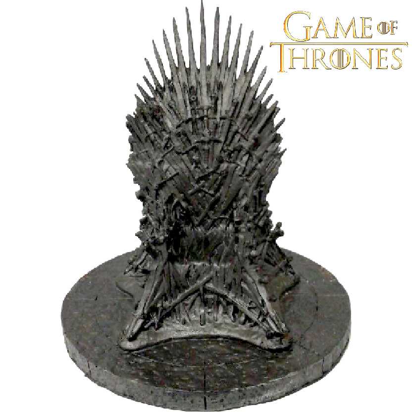 Miniatura do Trono de Ferro da Série Game of Thrones em resina