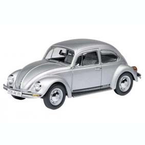Miniatura do VW Volkswagen Fusca (VW Kafer Silver Bug)