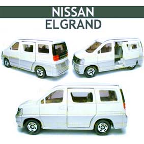 Miniatura Tomy / Takara escala 1/64 Nissan Elgrand Van número 89