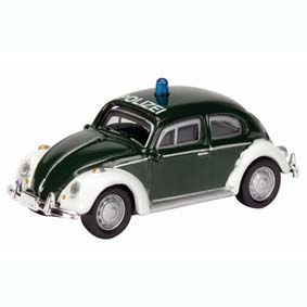 Miniatura VW Fusca Polizei Alemanha - Police Carros da Polícia