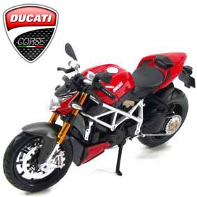 Miniaturas de motos Maisto escala 1/12 - Ducati Streetfighter S