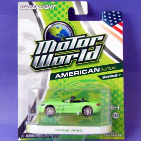 Miniaturas Greenlight Collectibles Motor World série 7 Dodge Viper R7 96070 
