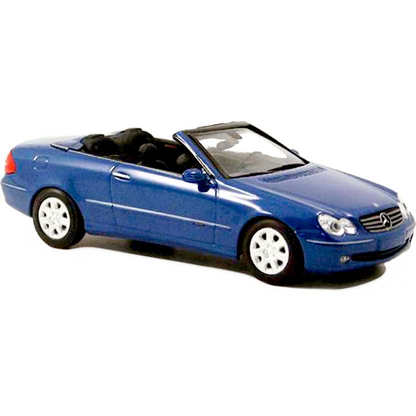 Minichamps escala 1/43 - Mercedes-Benz CLK-Klasse Cabriolet (2003) azul metálico