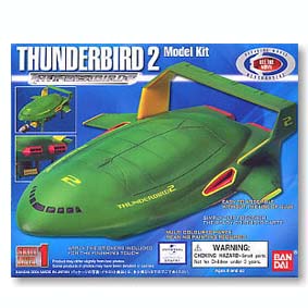 Nave Thunderbird 2 The Movie (kit plástico) não requer cola e tinta