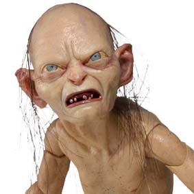Neca Lord of The Rings Gollum Action Figure escala 1/4