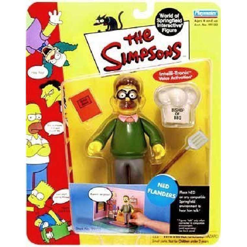 Ned Flanders (série 2) The Simpsons Action Figures marca Playmates