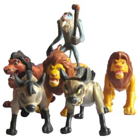 O Rei Leão ( Mufasa, Simba, Scar, Rafiki, Shenzi e Banzai ) ABERTO