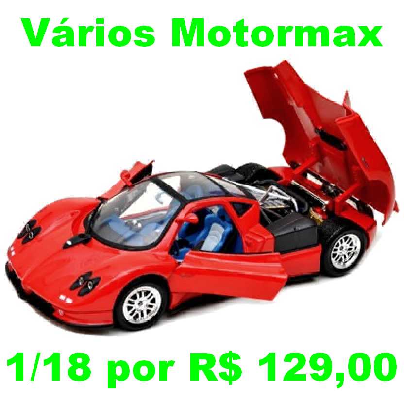 Miniatura Carro Pagani carros de filme Corrida - A.R Variedades MT -  Miniaturas de Carros - Magazine Luiza