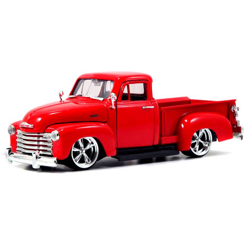 Pickup Chevrolet vermelha (1953) Chevy Pick Up marca Jada Toys escala 1/24