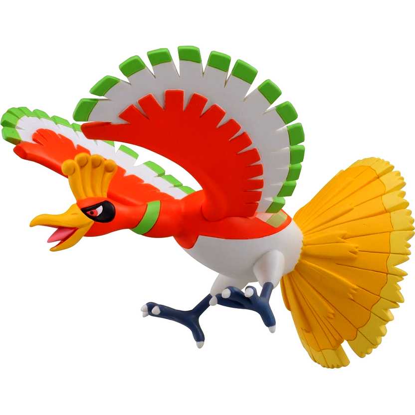 Pokemon Hyper Size MSP-07 Ho-Oh Monster Collection Takara / Tomy Figure (aberto)