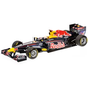 Red Bull Racing RB7 Renault Sebastian Vettel Campeão Mundial (2011) escala 1/18
