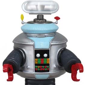 Robô B-9 Perdidos no Espaço Funko Wacky Wobbler Bobble Head que fala 3 frases