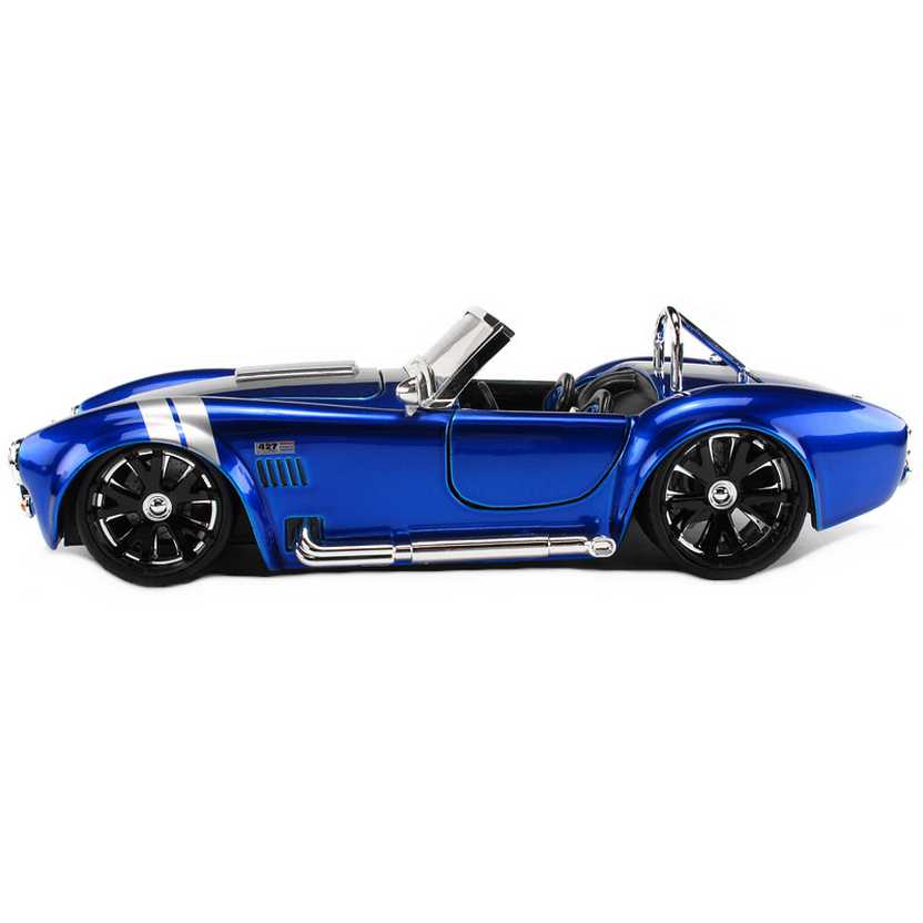 Miniatura Carro Colecionável Ford Shelby Cobra 427 1965 Azul