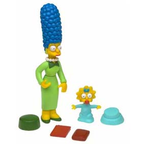 Simpsons Boneco - Sunday Best Marge and Maggie series 10 (aberto)