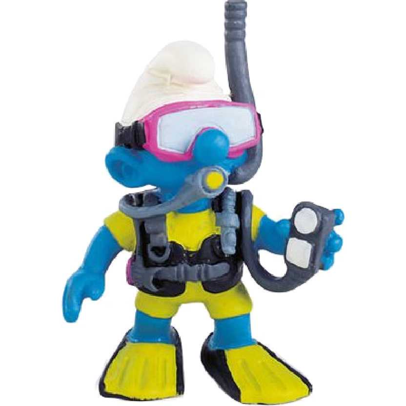 Smurf Mergulhador marca Schleich 20466 Scuba Diver Smurf