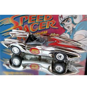 Speed Racer Mach 5 cromado e fosco Limited Edition 1/7500