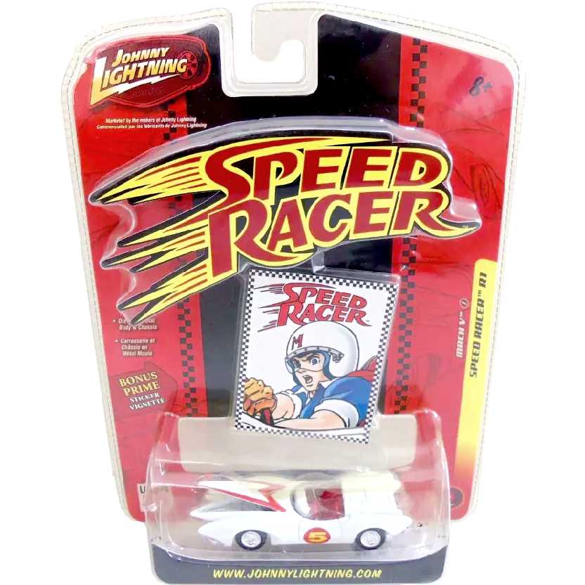 Speed Racer Mach 5 ed. limitada Johnny Lightning (abre o capô do motor) escala 1/64