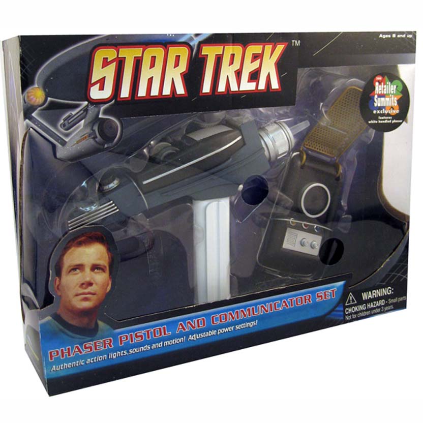 Star Trek - The Original Series Phaser Pistol and Communicator - Diamond Select