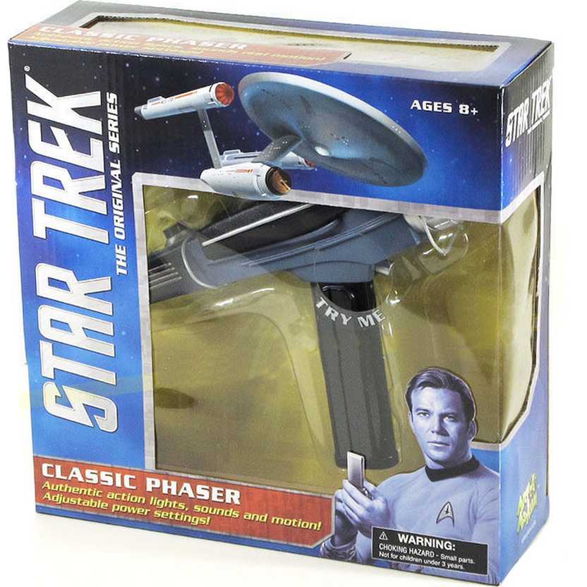 Star Trek TOS Classic Black Handle Phaser (Diamond Select Toys) The Original Series