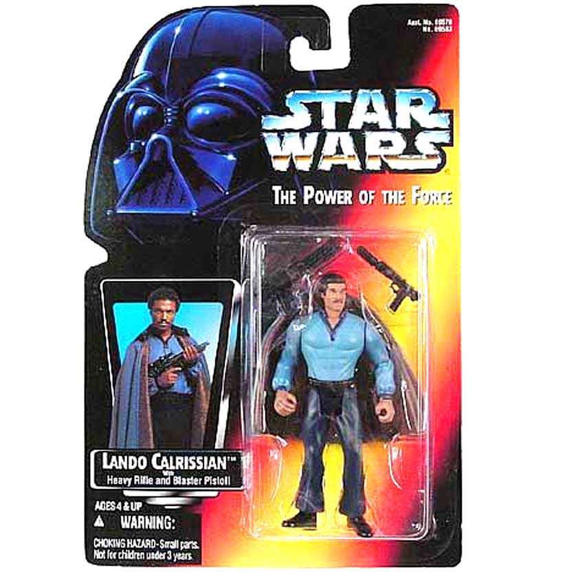 Star Wars The Power of the Force - Lando Calrissian with Heavy Rifle and Blaster Pistol