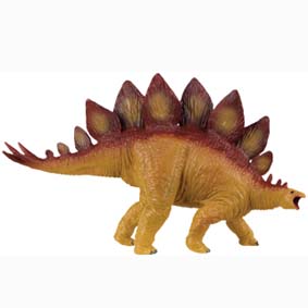 Stegosaurus pintado a mão