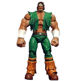 Street Fighter Action Figure Boneco T. Hawk Série 2 (aberto) Thunder Hawk