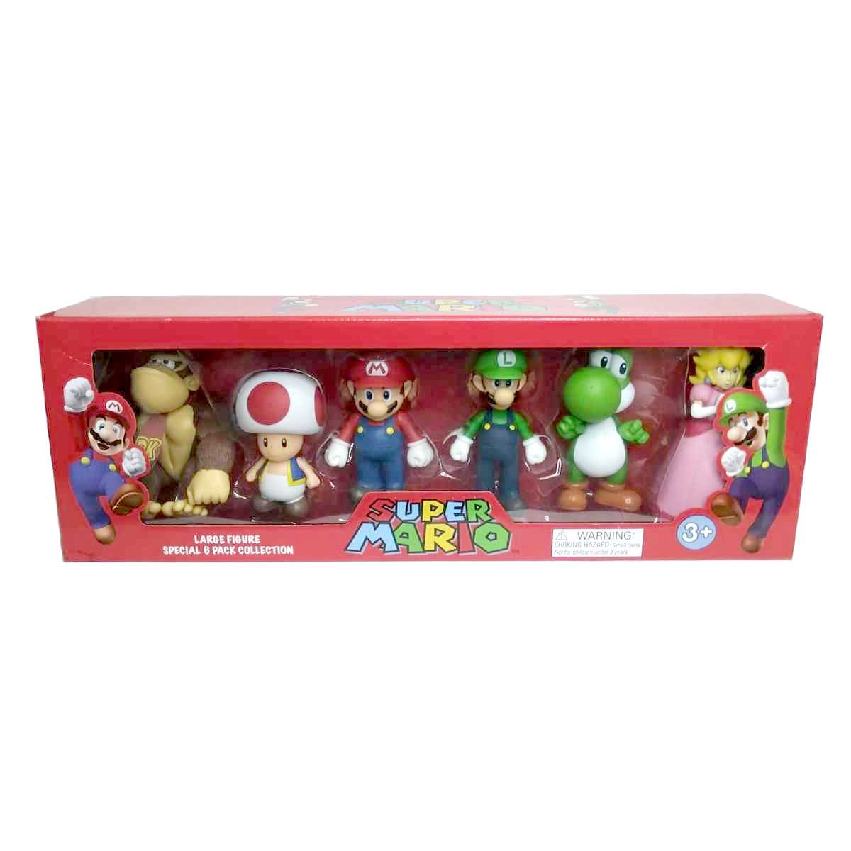 Kit 2 Figuras Pvc 12cm Mario E Luigi - Super Mario Bros