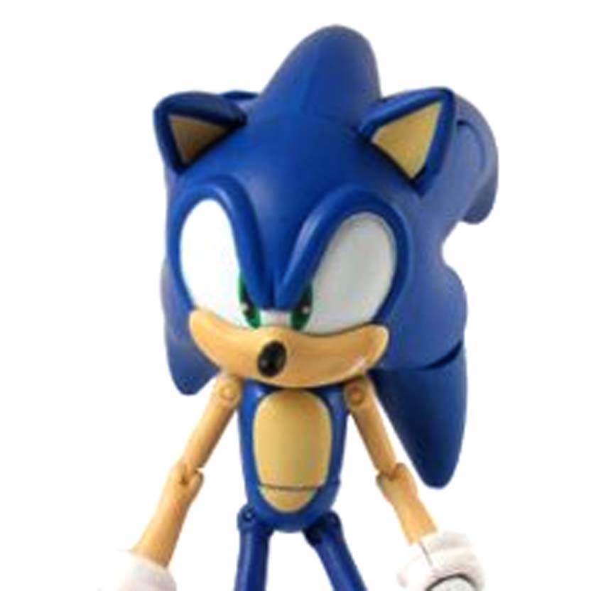 Super Poser Sonic the Hedgehog Action Figure com 25 pontos articuláveis