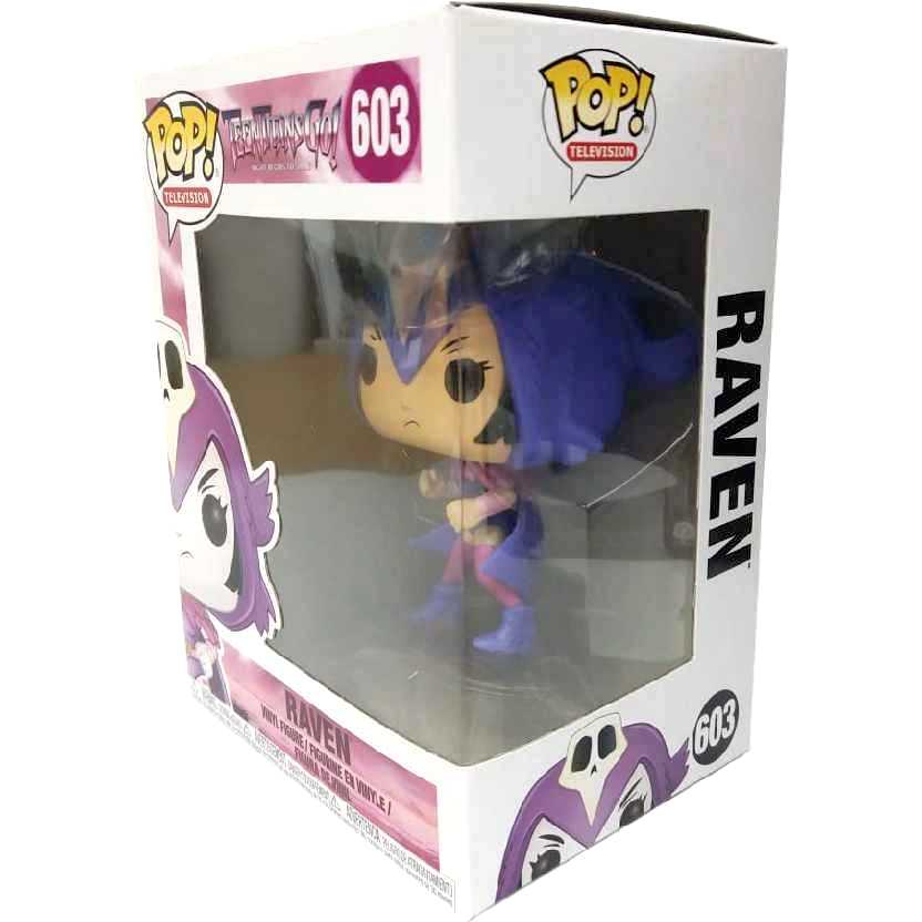 Desenho Animado Teen Titans Go Ravena E Cyborg Figura Pop