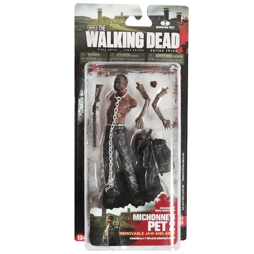 The Walking Dead Action Figures série 3 : Michonnes PET 2 Zombie Mcfarlane Toys