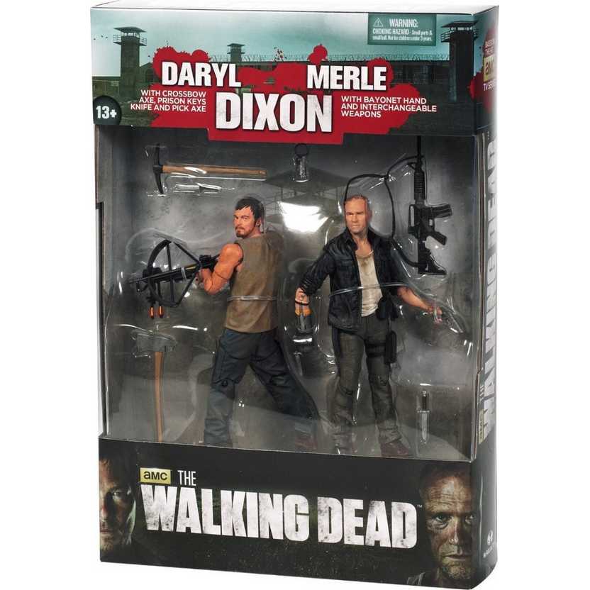 The Walking Dead TV series 4 - Daryl and Merle Dixon McFarlane Toys Action Figures