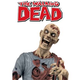 The Walking Dead Zombie Vinyl Bust Bank - Cofre zumbi do The Walking Dead
