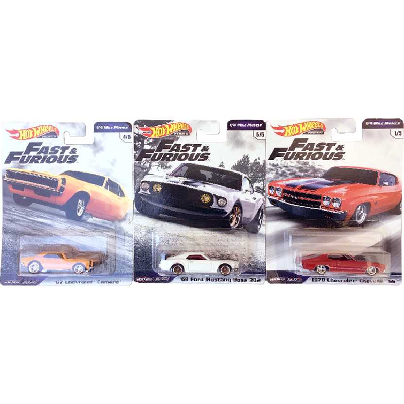 Hot Wheels Premium - Velozes e Furiosos - Hot Wheels - Set completo