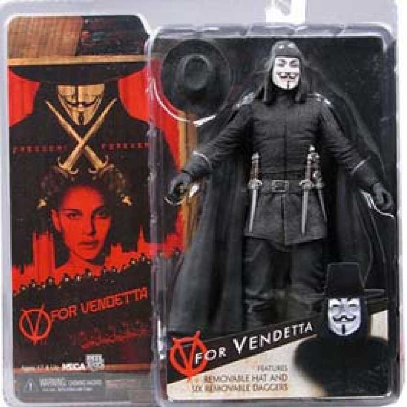 V de Vingança / V for Vendetta marca Neca Toys Action Figures