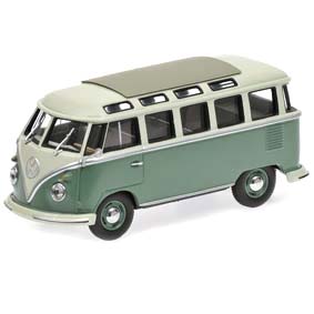VW Kombi (1961) Volkswagen T1 Samba Bus Minichamps escala 1/43