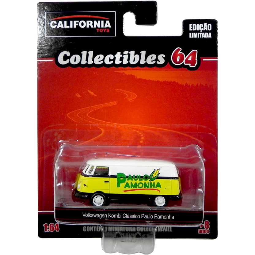 VW Kombi clássico do Paulo Pamonha California Toys Collectibles series 2 escala 1/64