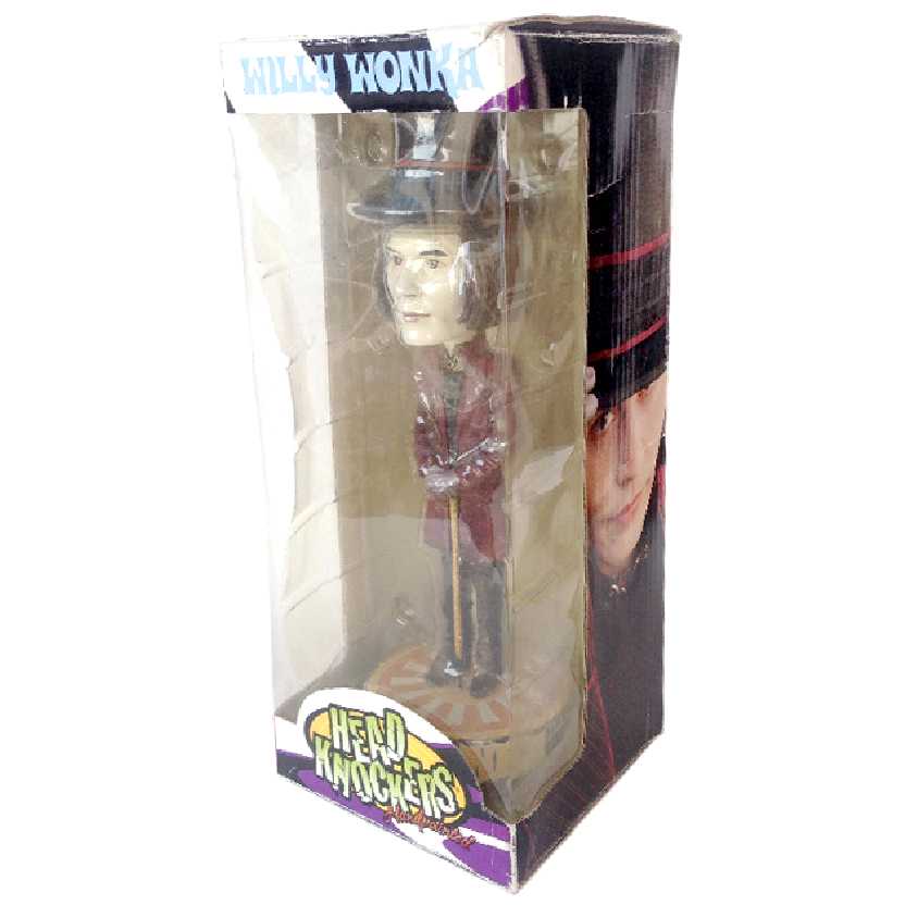 Willy Wonka (A Fantástica Fábrica de Chocolate) Johnny Depp Head Knockers Neca Toys