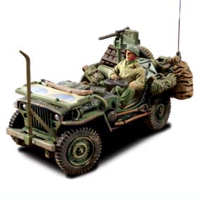 Willys Jeep Exército US Army Normandy, France, D-Day (1944)